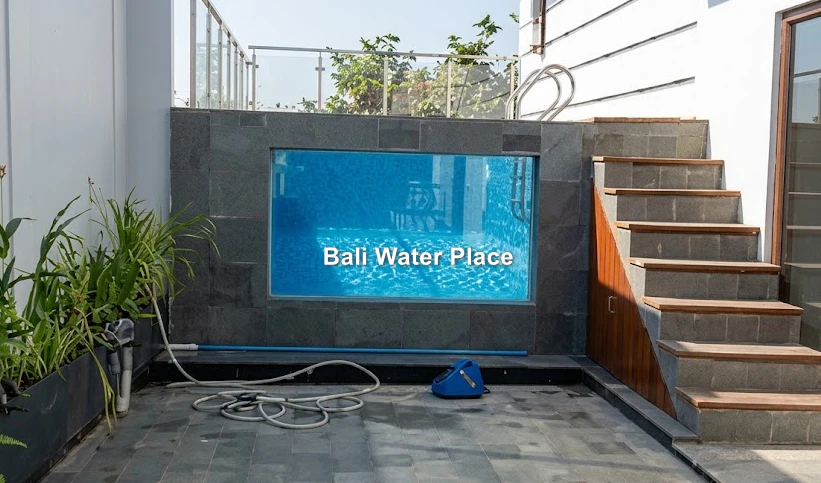 Pembuatan Kolam Renang Kaca